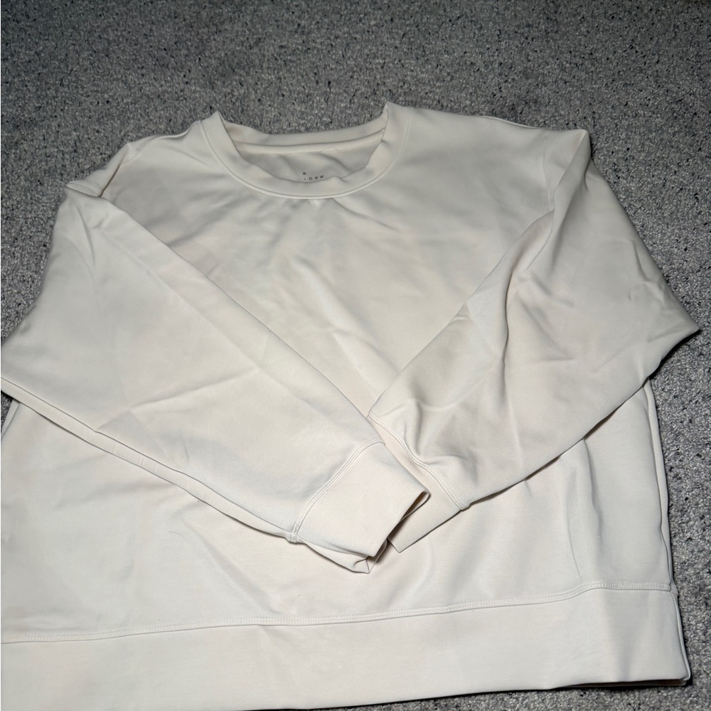 Women's Cream Athletic Crewy